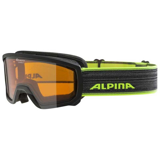 Alpina Scarabeo Ski Goggles Junior Black Orange / Orange DH Zyl/CAT2