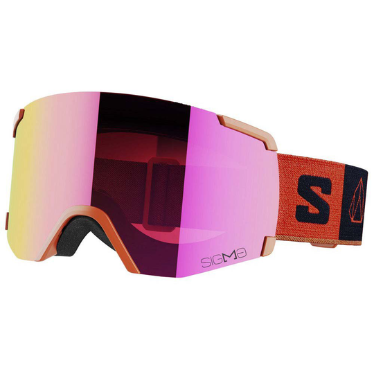 Salomon S/view Sigma Ski Goggles Orange Poppy Red/CAT 2