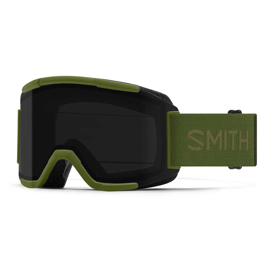 Smith Squad Ski Goggles Green ChromaPop Sun Black/CAT3