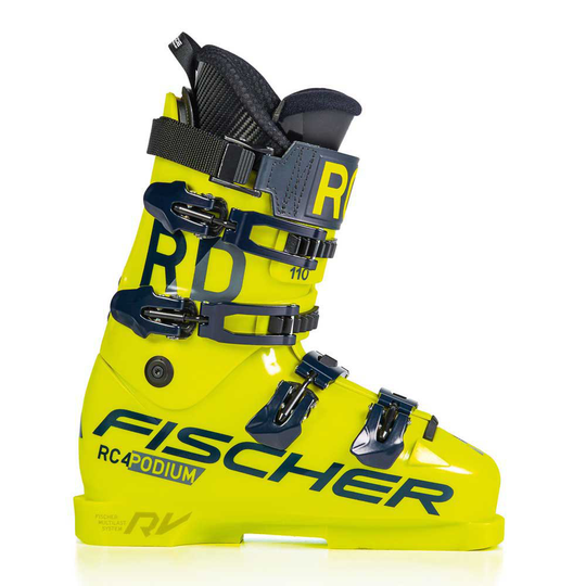 Fischer Rc4 Podium Rd 110 Alpine Ski Boots Yellow 23.5