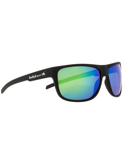 Red Bull SPECT Eyewear LOOM-005P Black Sunglasses smoke w silver flash pol