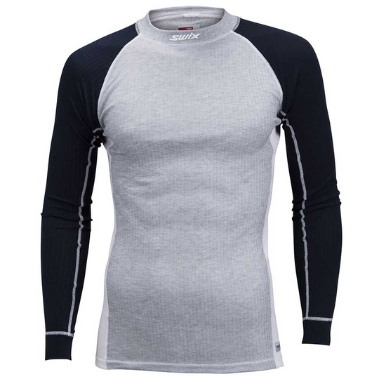 Swix Racex Long Sleeve T-shirt Grey S Man