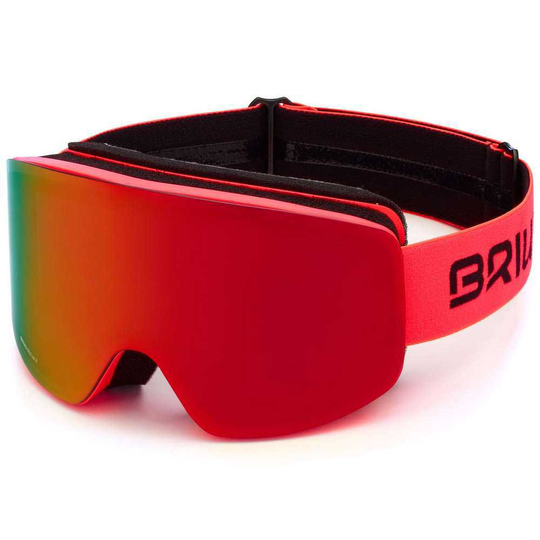Briko Borealis Magnetic Ski Goggles Red Orange Flam/CAT2