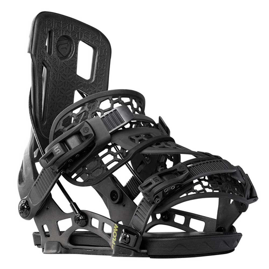 Flow Nx2 Carbon Hybrid Snowboard Bindings Black L