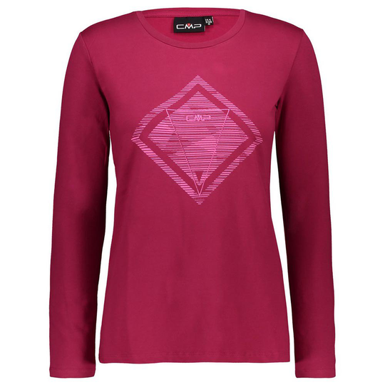 Cmp 38u3186 Long Sleeve T-shirt Pink XL Woman