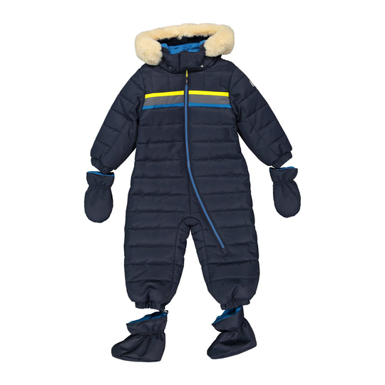 Cmp Detachable Hood Overall 30w0902gf Suit Blue 9 Months Boy