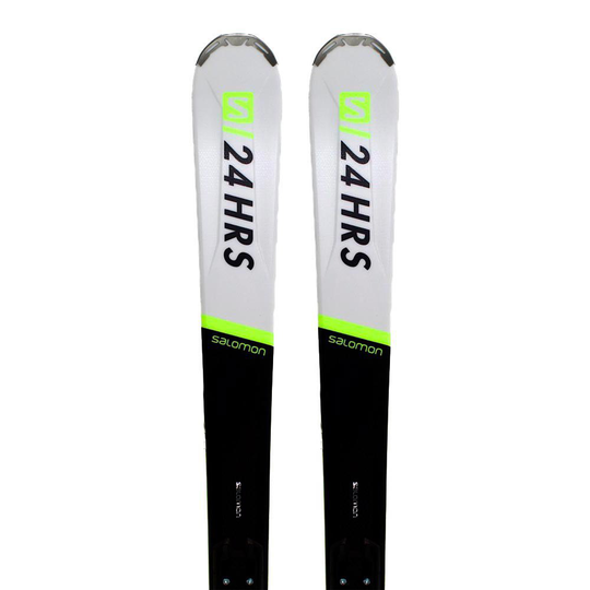 Salomon 24 Hours Max+z11 Gw Alpine Skis White 162