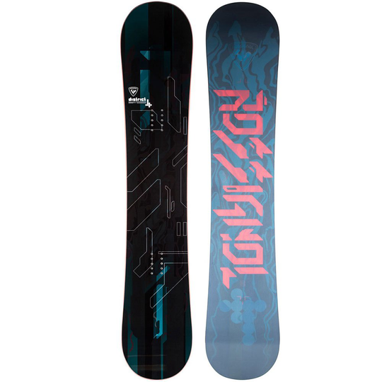 Rossignol District Black Wide+battle B&w Xl Snowboard Black 156