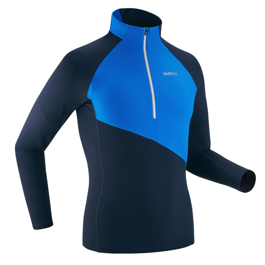 Men's Lightweight Long-sleeved T-shirt Xc S Ts 500 - Blue