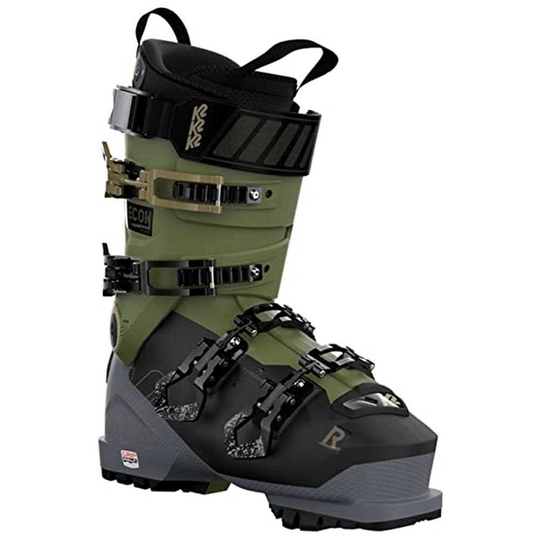 K2 Recon 120 Mv Heat Alpine Ski Boots Green 26.5
