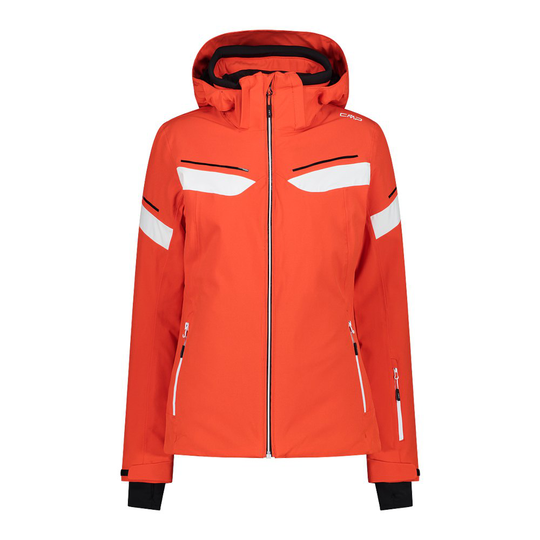 Cmp Zip Hood 31w0146 Jacket Orange XL Woman