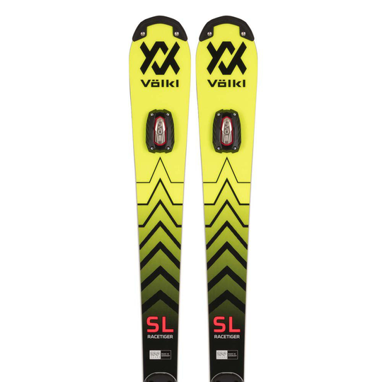 Volkl Rt Sl R Wc W/plate 14mm W/uvo Alpine Skis Yellow 165