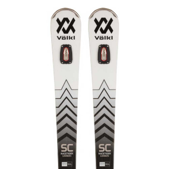 Volkl Racetiger Sc Carbon+vmotion 12 Gw Alpine Skis Silver 155