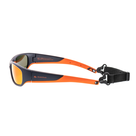 Kids' Polarised Category 3 Sunglasses - Orange/blue