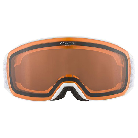 Alpina Nakiska Dh Ski Goggles White Orange/CAT2
