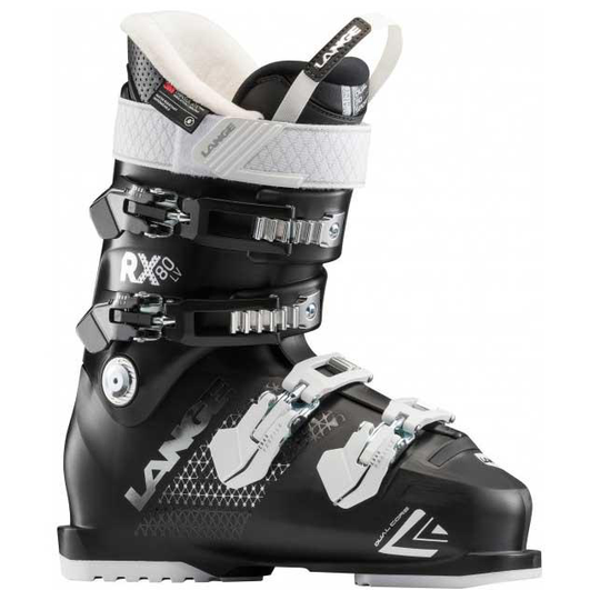 Lange Rx 80 Alpine Ski Boots Black 22.5