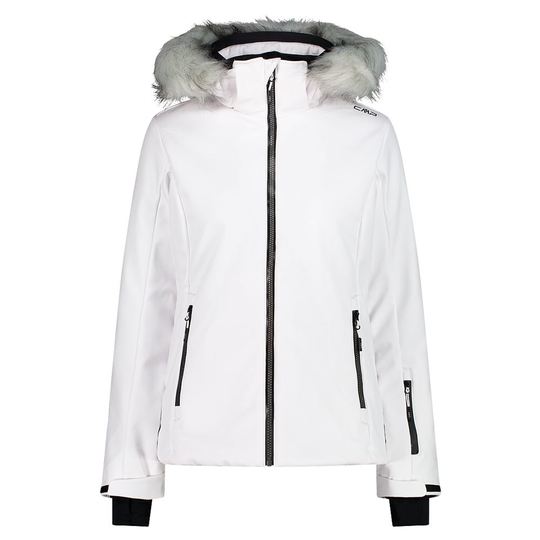 Cmp Zip Hood 31w0196f Jacket White 2XS Woman
