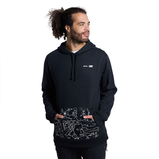Anon Martin Hoodie Black S Man