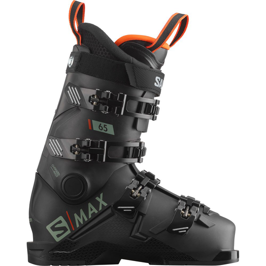Salomon S/max 65 Kids Alpine Ski Boots Black 21-21.5