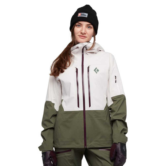 Black Diamond Recon Lt Jacket Green S Woman