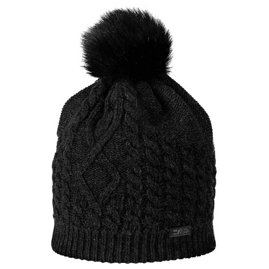 Cmp Knitted 5505044 Beanie Black Woman
