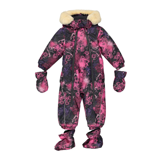 Cmp Detachable Hood Overall 30w0892gf Suit Black,Pink 12 Months Boy