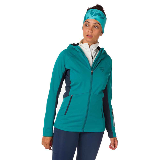 Rossignol Softshell Jacket Green S Woman