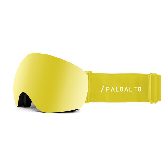 Paloalto Capitan Ski Goggles Yellow Yellow Revo / Spherical / Anti Fog / Anti Scratch