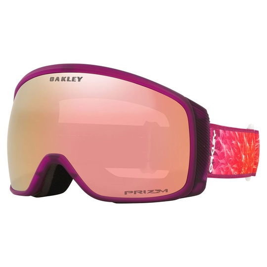 Oakley Flight Tracker M Prizm Ski Goggles Pink Prizm Rose Gold/CAT3