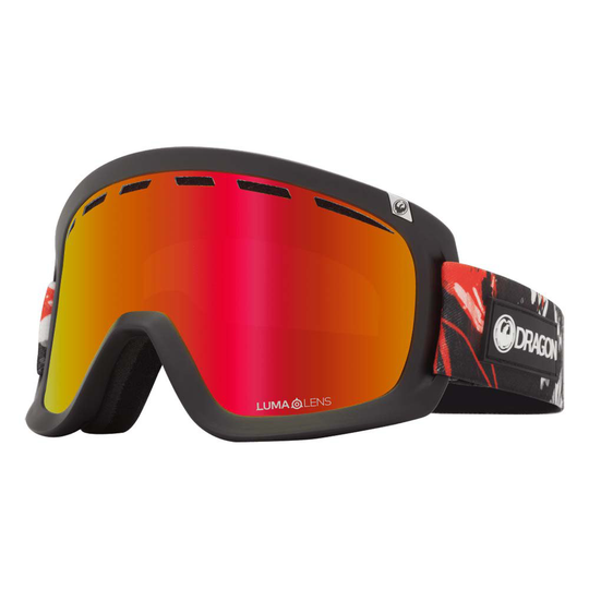 Dragon Alliance D1 Otg Bonus Ski Goggles Orange Lumalens Red Ion/CAT3+Light Rose/CAT1
