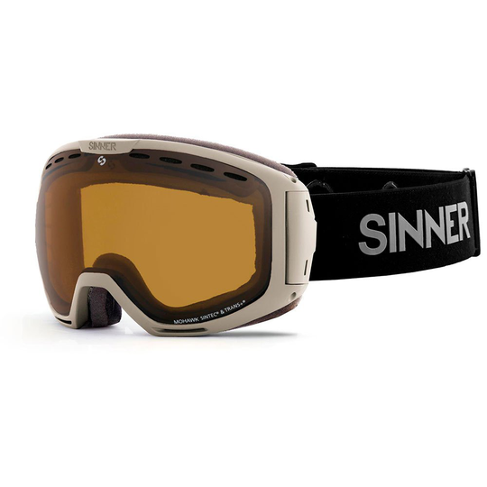 Sinner Mohawk Ski Goggles Golden Double Sintec Trans+ Vent/ CAT1-3