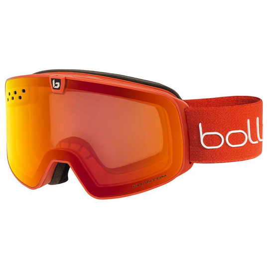 Bolle Nevada Neo Photochromic Ski Goggles Red Phantom Fire Red Photochromic/CAT1-3+Light Lemon/CAT0