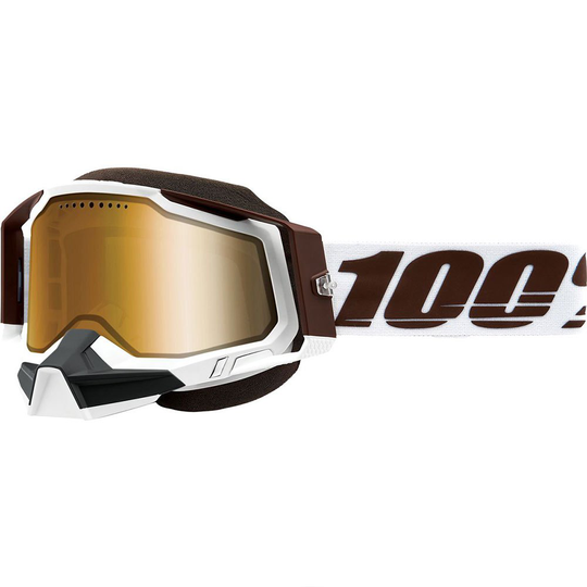 100percent Racecraft 2 Ski Goggles Black Silver Flash
