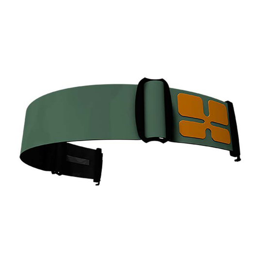 Aphex New Army Green+logo Orange Goggle Straps Green