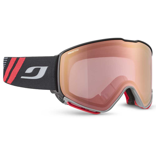 Julbo Quickshift Otg Ski Goggles Black Reactiv Performance Flas Red/CAT1-3