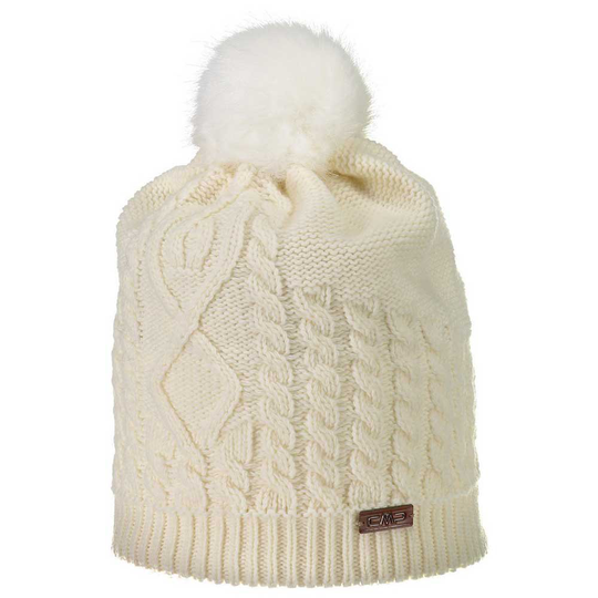 Cmp Knitted 5505044 Beanie Beige Woman
