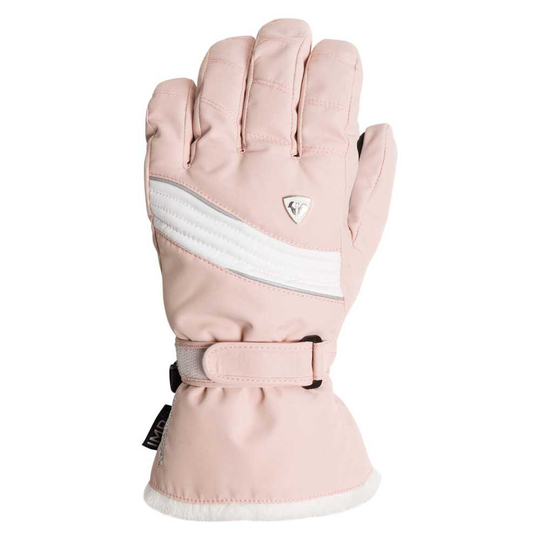 Rossignol Saphir Impr Gloves Beige S Woman