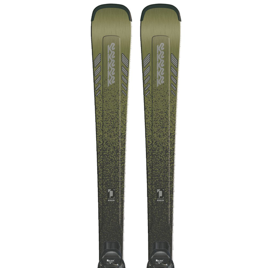 K2 Disruption Sc+m3 11 Compact Quikclik Alpine Skis Green 162