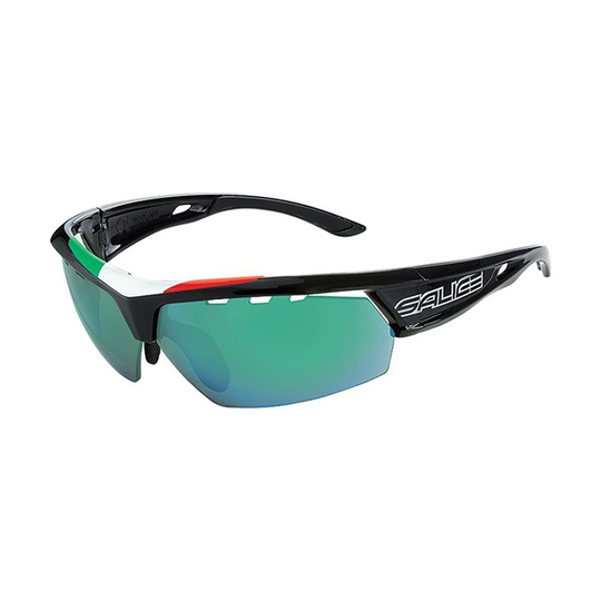 Salice 005 Ita Sunglasses Black Rw Green/CAT3