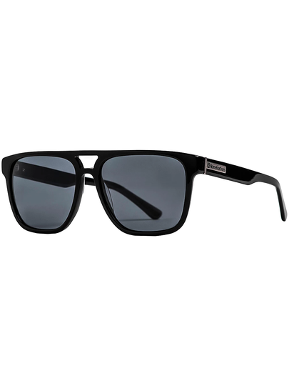 Horsefeathers Trigger Gloss Black Sunglasses gray