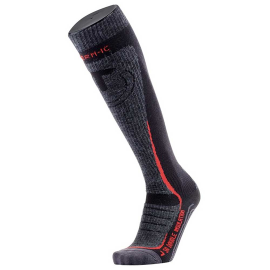 Therm-ic Ski Double Insulation Socks Black,Grey EU 35-36 Man
