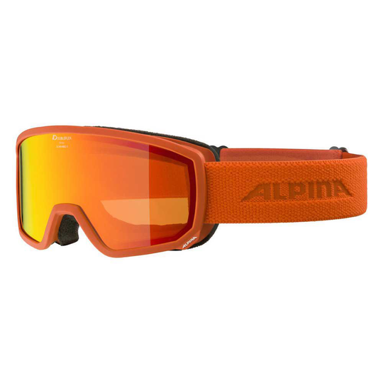 Alpina Scarabeo S Q Lite Ski Goggles Orange