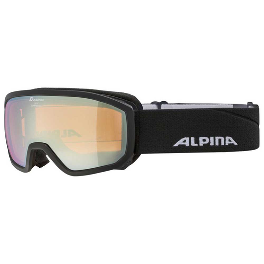 Alpina Scarabeo Ski Goggles Junior Black Gold/CAT2