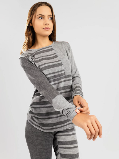 Ortovox 185 Rock 'N' Wool Base Layer Top grey blend
