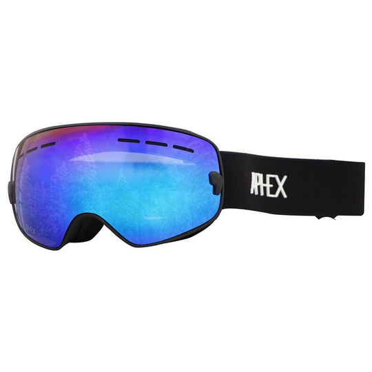 Aphex Krypton Ski Goggles Junior Black Revo Blue/CAT2