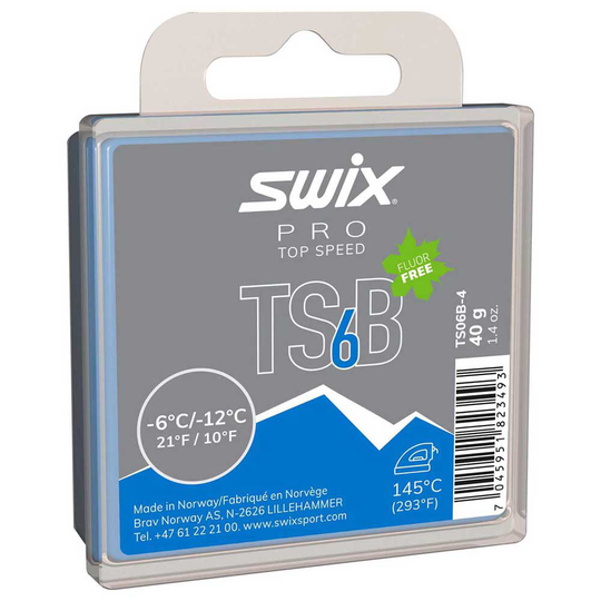 Swix Ts6 -6ºc/-12ºc 40 G Board Wax Grey