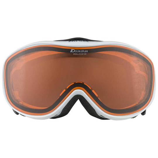 Alpina Challenge 2.0 Ski Goggles White Dobleflex/CAT1