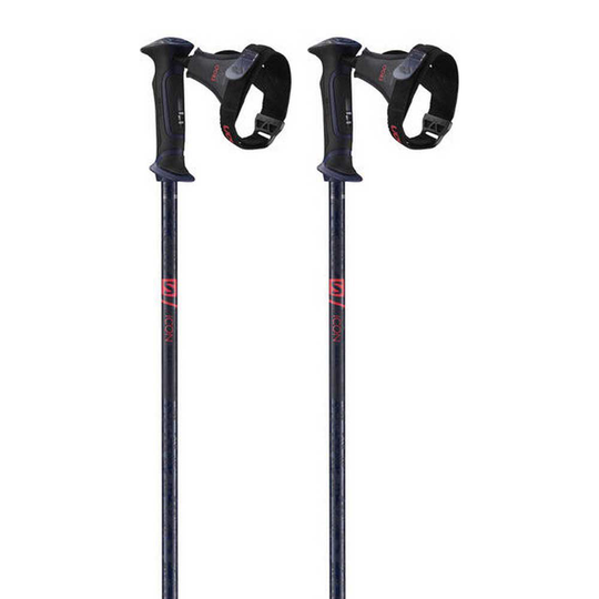 Salomon Icon Ergo S3 Poles Black 110 cm