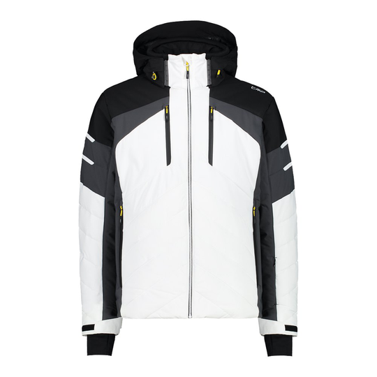 Cmp Zip Hood 31w0377 Jacket White,Black S Man