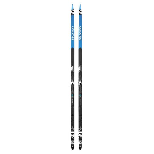 Salomon Rc 10 Eskin Med+prolink Shift Pro Nordic Skis Blue 196
